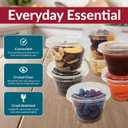 Reli. 4 oz Condiment Containers with Lids