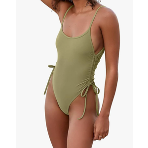 Women's Sexy One Piece Bathing Suit Tummy Control Swimsuit M