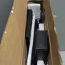 Universal TV Stand - Table Top TV Stand for 27-60 inch LCD LED TVs - 6 Level Height Adjustable TV Base Stand with Tempered Glass Base & Wire Management, VESA 400x400mm