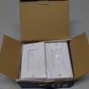 iwillink Brush Wall Plate (10 Pack), Cable Pass Through Insert for Wires, Single Gang Cable Access Strap, Wall Socket for HDTV, Home Theater Systems (White)