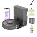 Shark Matrix Plus 2in1 Robot Vacuum & Mop with Sonic Mopping, Matrix Clean, Home Mapping, HEPA Bagless Self Empty Base, CleanEdge, for Pet Hair, WiFi, Black/Mocha, AV2630WA