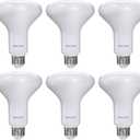 PHILIPS LED 65W BR30 6-Pack Ultra Definition Soft White (2200K) 650 Lumen (7.5W = 65W) Dimmable Flicker-Free Light Bulbs