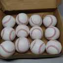Unmarked Adult Baseballs, Standard Practice Baseball Size 9 Inch, Blank Baseballs Tball Balls for High School League Training, Pitching, Throwing and Autograph (2Pack, 4 Pack, 12 Pack)