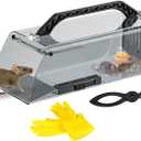 2026 Upgraded Live Mice Traps Humane Mouse Trap Indoor for Home Live Rat Trap for Outside Chipmunk Trap Outdoor Metal Mouse Trap Box Cage Easy to Catch&Release Live Chipmunk Animal Squirrel 2pc