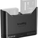 SMALLRIG EN-EL15c Battery Charger for Nikon, 2h Dual Slot Camera Charger, 22.5W USB-C Port, Full Compatible with Nikon ZR, Z6III, Zf, Z8, Z7II, Z7, Z6II, Z6, D850, D810, D780, D750, D500, D7500, D7200