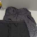 HUSKARY Tankini Swimsuits for Women Tummy Control Two Piece Bathing Suit Flowy Swim Tank Top with Boyshorts. XL