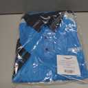 LULY YANG DSP Men's Active Polo - Short Sleeve (Blue, XXL)