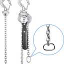 Mini Lever Chain Hoist 1/2 tonSmall Come Along 1100 lbs 5ft Lift Weighs just 5.8 pounds