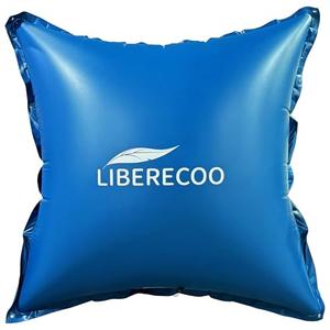 LIBERECOO 8'x8' Pool Pillows for Above-Ground Swimming Pools,0.4mm Extra Durable Long-Lasting Inflatable Winter Pool Pillow, Air Pillow for Winterizing Pool Cover
