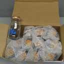 24 Pieces It's a Boy Baby Shower Party Favors Vintage Milk Favor Jars DIY Glass Milk Jars Bottles Blue Mini It's a Boy Sports Baby Shower Bottles with Cork for Guests Gender Reveal Centerpiece Decor