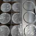Talented Kitchen Magnetic Stainless Steel Spice Jars - 24-Pack, 3 oz, Silver - Magnetic Kitchen Spice Jars with Organizer Plates & Lids for Fridge & RV - Includes 6 Wall Plates & 269 Preprinted Labels