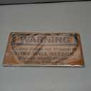 Warning - Guard Dogs on Property No Trespassing Sign, Beware of Dogs Signs,Please Notify Owner Before Entering Sign 5x10-5 Pcs Inch