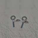 The Hillman Group 515 Eyebolts with Nuts, 1/4 x 2 1/2-Inch, 2-Pack,Zinc