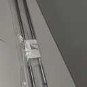 Double Curtain Rods Matte Brushed Grey,Room Darkening Drapery Rod 28-48 Inches,Adjustable 3/4 Inches Front and 5/8 Inches Back Quality Metal Rod for Window,Wrap Around Design