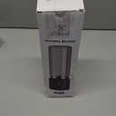 COKUNST Portable Blender, Small Smoothie & Shake Maker with 8 Blades, Compact Personal Blender with LED Display, USB C Rechargeable Juice Mixer with Extra Lid for Travel, Gym, Home, 17oz, Black