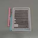 Lash Clusters Kit Wispy Natural Cluster Eyelash Extension Kit DIY Lash Extension Kit C-curly 10-16MM Eyelash Clusters Volume Individual Lashes Kit by Newcally