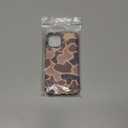 Magnetic iPhone 12/12 Pro Case - Camo Leaf Design, Compatible with MagSafe, Slim Camera Lens Protection, Wireless Charging, Non-Slip Matte Finish