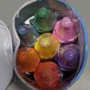 Tub Works Smooth Jumbo Bath Crayons Bath Toy | Nontoxic, Washable Bath Crayons for Toddlers & Kids | Unique Formula Draws Smoothly & Vividly on Wet & Dry Tub Walls | Large, Easy-Grip Bathtub Crayons