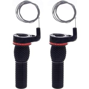 2Pcs Bicycle Bike Twist Grip Gear Shifter Handle Set, Mountain Bike Speed Shifter Reverse Rolling Stick Device Set, Bicycle Cycling 18/21 Speed Derailleur