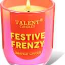 Scented Candles Enjoy Collection of Jar Candles, Natural Soy Aromatherapy Candle, Gift for Women and Men - Orange Ginger