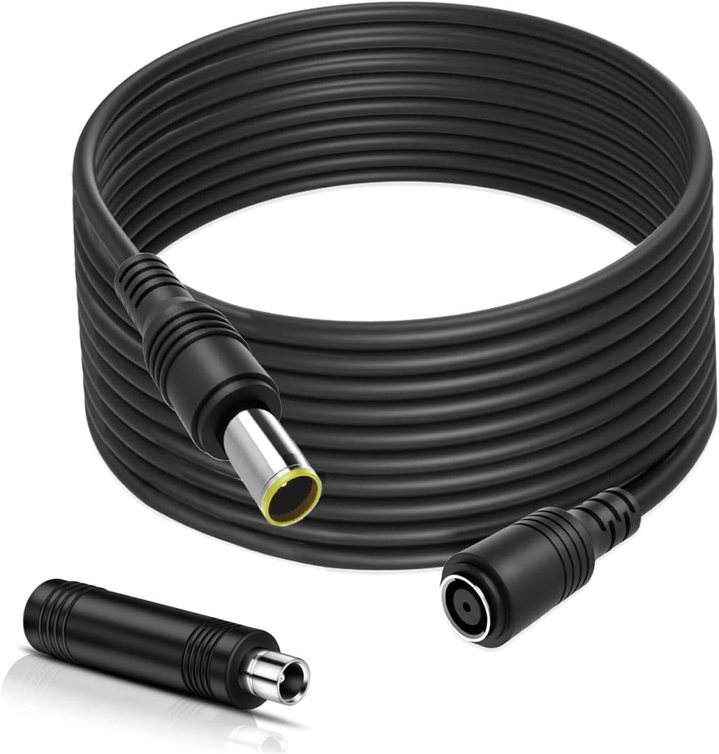 DC8mm Extension Cable with DC7909 to DC8020 Adapter connectors, 30Ft Jackery Extension Cable, fit for Most Below 200W Solar Panel and Jackery Explorer 2000/1500/1000/500/240 Portable Power Station