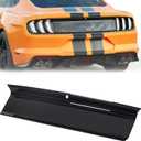 KUAFU Rear Decklid Panel Trim Compatible with 2015-2023 Ford Mustang GT, Trunk Center Boot Cover Decorative Board Trunk Center Lid External Accessories - Glossy Black