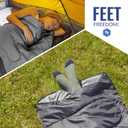 VENTURE 4TH Backpacking Sleeping Bag  XXL, Double and Single Sizes - Lightweight Warm & Cold Weather Sleeping Bags for Adults, Kids & Couples  Ideal for Hiking, Camping & Outdoor Adventures (Silver/Gray)