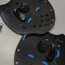 Power Swim Paddles for Lap Swimming - Adjustable Straps - Lap Swimming Gears - Hand Paddles for Adults & Kids (Medium)