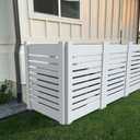3 ft. x 4 ft. White Vinyl Utility Screen