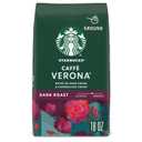 Starbucks Ground Coffee, Dark Roast Hot or Iced Coffee, Caff Verona, 18 oz (EXP 08/25/26)
