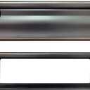 QCAA Soild Brass Mail Slot, with Solid Brass Interior Frame, 8-7/8''X2-7/8" Venetian Bronzet 1 Pack, Made in Taiwan