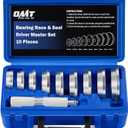 Orion Motor Tech Bearing Press Kit, 10pc Bearing Race and Seal Driver Set with Seal Driver and 9 Bearing Adapters, Seal Installer Bearing Driver Kit for Bearing Installation (39.5 to 81 mm)