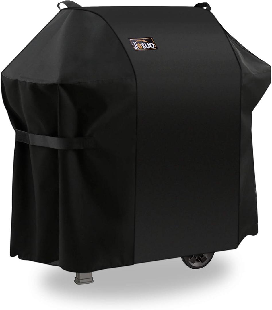 7106 BBQ Gas Grill Cover for Weber Spirit 200 and 300 Series & Genesis Silver A/B: Heavy Duty Waterproof 52 Inch 3 Burner Barbecue Grill Cover