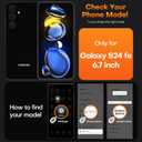 2 x TAURI 3-in-1 for Samsung Galaxy S24 FE Case, Compatible with Magsafe, Military-Grade Protection with 2 Tempered Glass Screen Protectors, Shockproof Slim Phone Case for Galaxy S24 FE, Clear