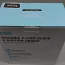 Mini Hot and Iced Coffee Maker Single Serve, for K Cup and Ground, 6 to 14 Oz Brew Sizes, with Recipe Book, for Home, Travel, RV, Office and Dorm, Classic Black (2.0 Version)