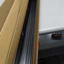 Door Draft Stoppers for Door, 39” Length Weather Stripping Door Seal, Strong Adhesive Door Sweep for Exterior and Interior Doors（Black）