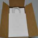 32 Pack Paper Gift Bags with Handles, 5.8"3.2"8.25" Party Favor Bags, Small Goodie Bags Bulk for Birthday, Crafts, Wedding, Party Supplies (Holy White)