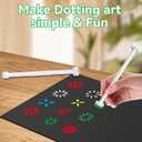 5 PCS Flower Petal Dotting Tools for Painting  10 Shapes Mandala Dotting Pens, Rock Painting & Embossing Art Tools for Dots