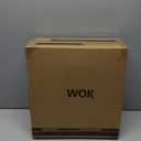 Carbon Steel Wok, 13-Inch, Pre-Seasoned, Non-Stick, with Lid and Spatula, Flat Bottom, Ideal for Stovetop Cooking