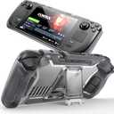 Mumba [Blade Series] Case for Steam Deck/Steam Deck OLED with Kickstand, TPU Grip Shock Protective Cover Accessories, Heat Dissipation Friendly, Anti-Slip & Anti-Scratch Protector (FrostBlack)