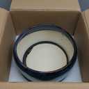 SQOWL 10 Inch Plant Pot  Ceramic Planter Pot with Drainage Hole and Saucer, Decorative Plant Pot for Indoor Outdoor Plants, Round Large Planter Flower Pot, Blue