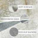 Abstract Small Carpet 2x3 Washable Cream Beige Area Rugs Doormat for Entryway Living Room Bedroom Washing Room Non Slip