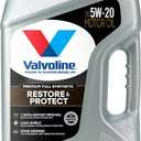 Valvoline Restore & Protect Full Synthetic 5W-20 Motor Oil 5 Quart