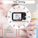 JUAN Baby Monitor with Camera and Audio, No WiFi 100% Private, 3500mAh Long Battery, 1000ft Range Connection, Remote Pan-Tilt-Zoom, Crystal Night Vision, 2-Way Talk for Newborn Infant