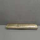 Placemats Set Of 8, Round Placemats Gold Washable Wipeable Vinyl Place Mats Dining Table Mats for Wedding Party Kitchen Decorations