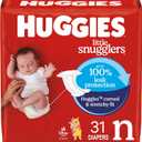 Huggies Size Newborn Diapers, Little Snugglers Baby Diapers, Size Newborn (up to 10 lbs), 31 Count, Packaging May Vary