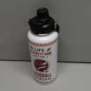 Baseball Gifts, Baseball Water Bottle 32oz with Lid, Baseballs Insulated Stainless Steel Tumbler Cup for Coach Lovers Players Boys Men, Baseballs Coach Gifts for Thanksgiving Christmas, 1 Pc