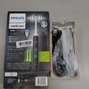 Philips Sonicare ProtectiveClean 5300 Rechargeable Electric Toothbrush, with Pressure Sensor, 3 Cleaning Modes, SmarTimer and QuadPacer, with 2 Bonus Brush Heads, Travel Case, Black, Model HX6423/34