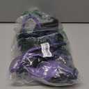 IVY&LANE No Pull Dog Harness for Medium Dogs, Dog Vest Harness with Leash, Safety Belt and Storage Strap, Fully Adjustable Harness, 360 Reflective Strip, Soft Handle (Purple, Medium)