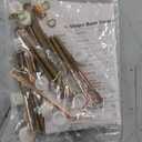 ALAMEDADT 32''x84'' Sliding Barn Door with 6 Ft Barn Door Hardware Kit& Handle& Floor Guides,Pre-Drilled Holes Easy Assembly - Include Installation Manual, Water-Proof PVC Surface, H-Frame, White